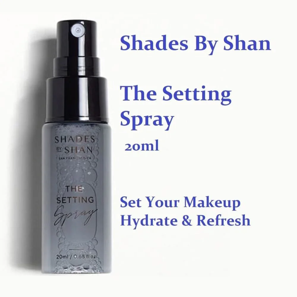 Shades By Shan The Setting Spray 20ml for Makeup Set Hydration Freshen